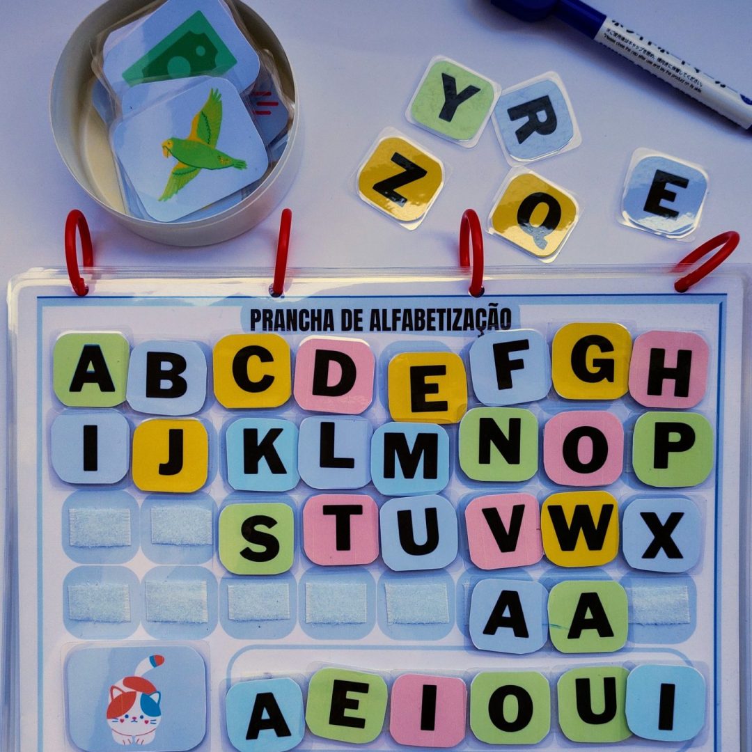Atividades para ALFABETIZAÇÃO - Kit aprendendo as letras e os números!