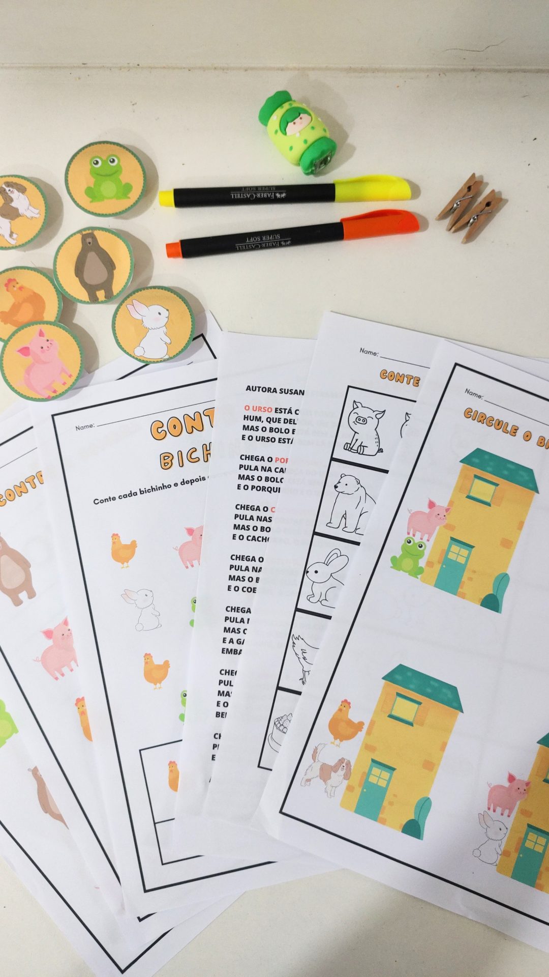 Sequência didática para Educação Infantil - História BEM LÁ NO ALTO na luva! Recurso para contação de história - Imagem 5