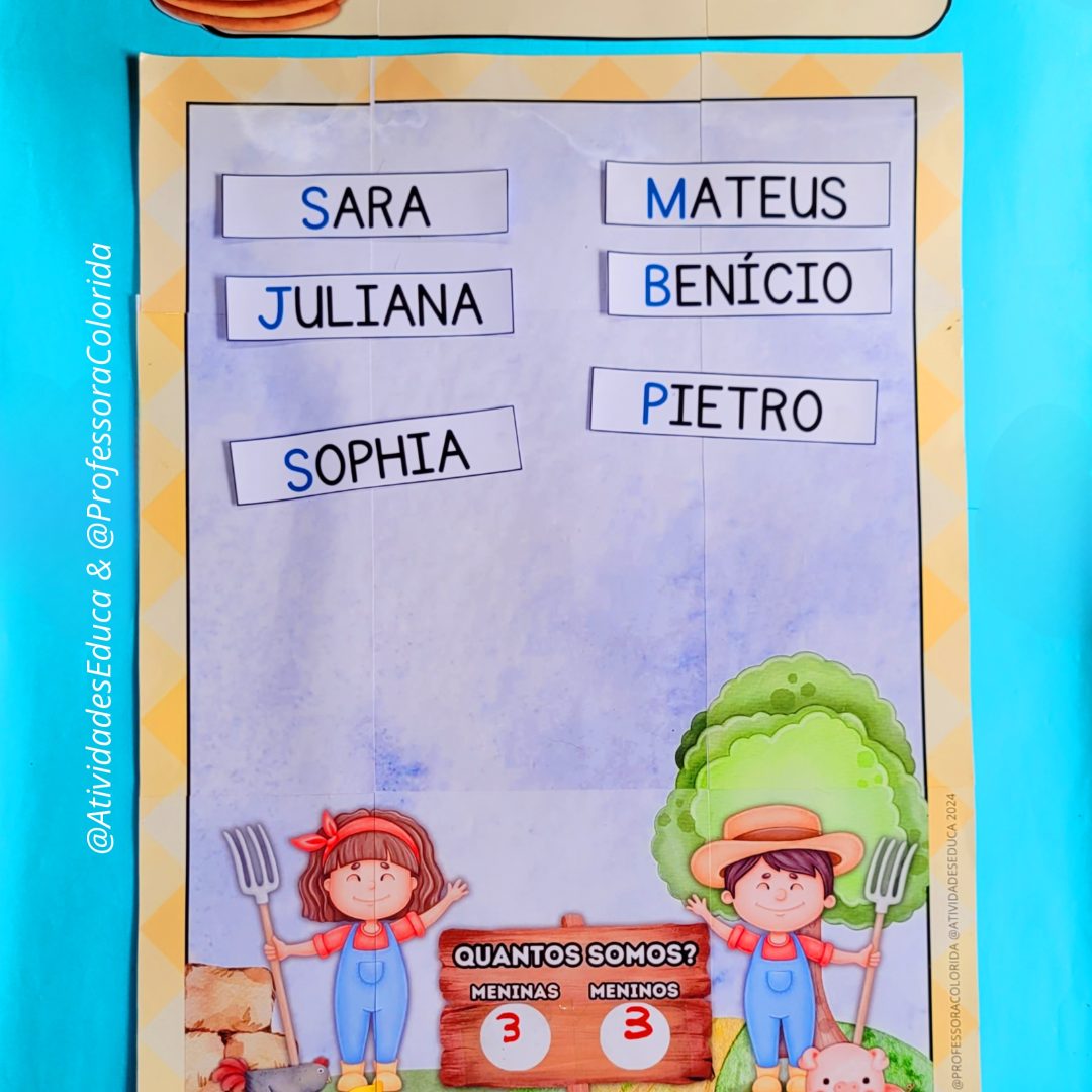 Cartazes para sala de aula Educação Infantil - TEMA FAZENDINHA