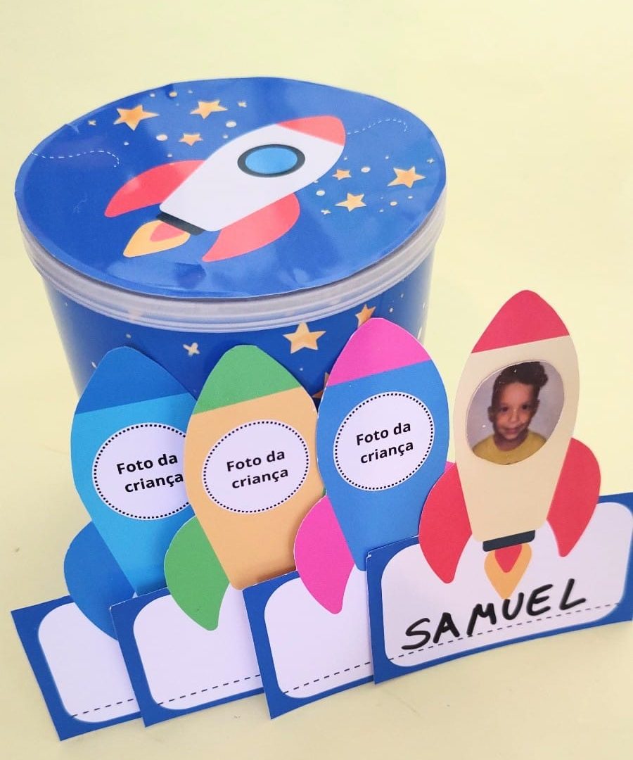 Chamadinha para Educação Infantil - Foguetinho