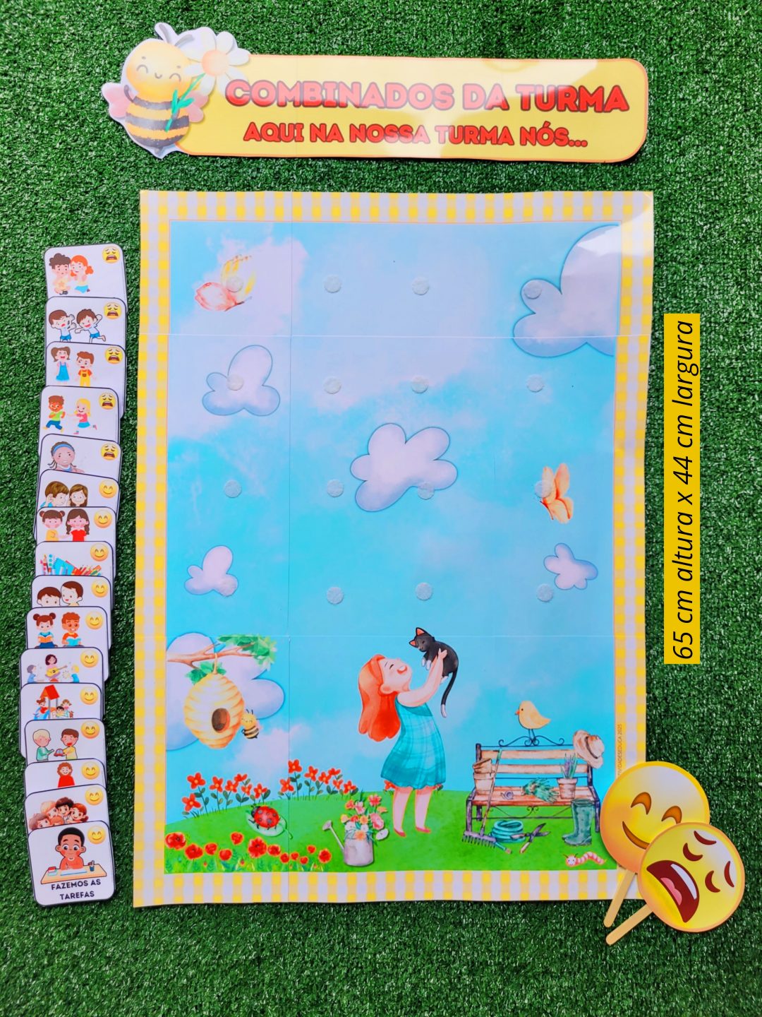 Cartazes de sala de aula para Educação Infantil - KIT JARDIM 2025 - Imagem 3