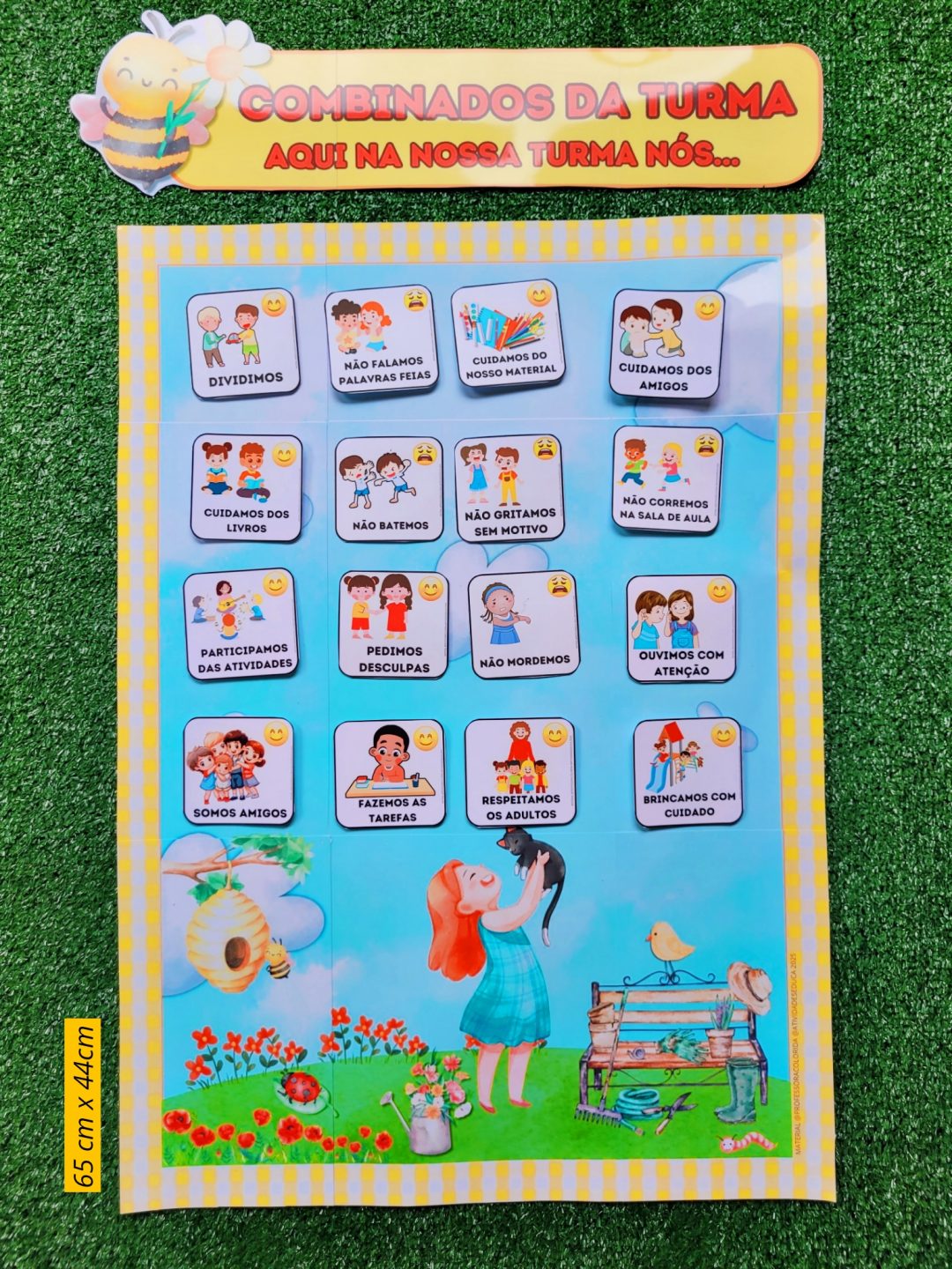 Cartazes de sala de aula para Educação Infantil - KIT JARDIM 2025 - Imagem 2