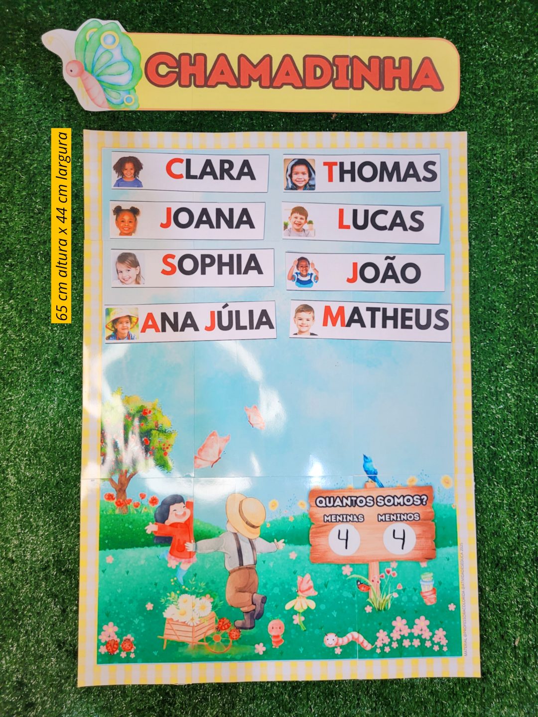 Cartazes de sala de aula para Educação Infantil - KIT JARDIM 2025 - Imagem 8