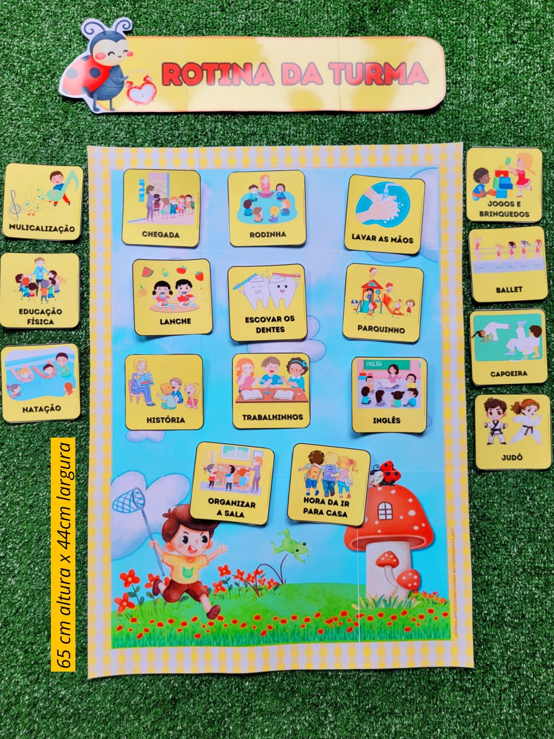 Cartazes de sala de aula para Educação Infantil - KIT JARDIM 2025 - Imagem 4