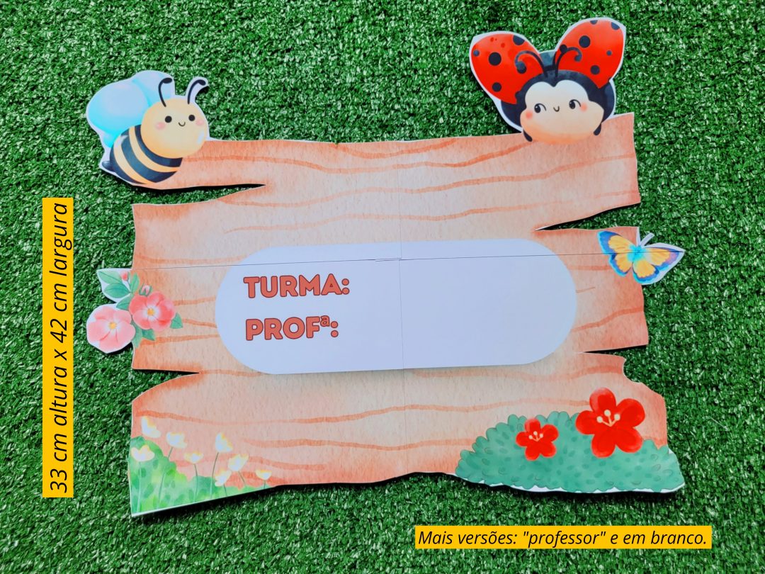 Cartazes de sala de aula para Educação Infantil - KIT JARDIM 2025 - Imagem 12