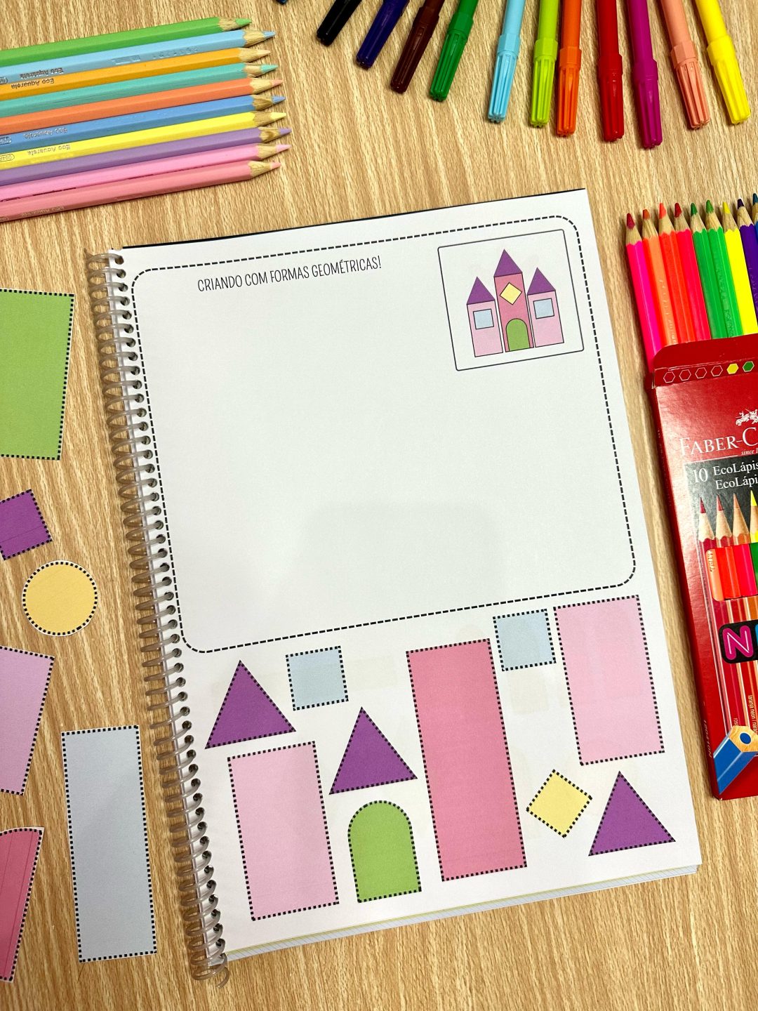 Criando com Formas – Atividades com formas geométricas para Educação Infantil - Imagem 7