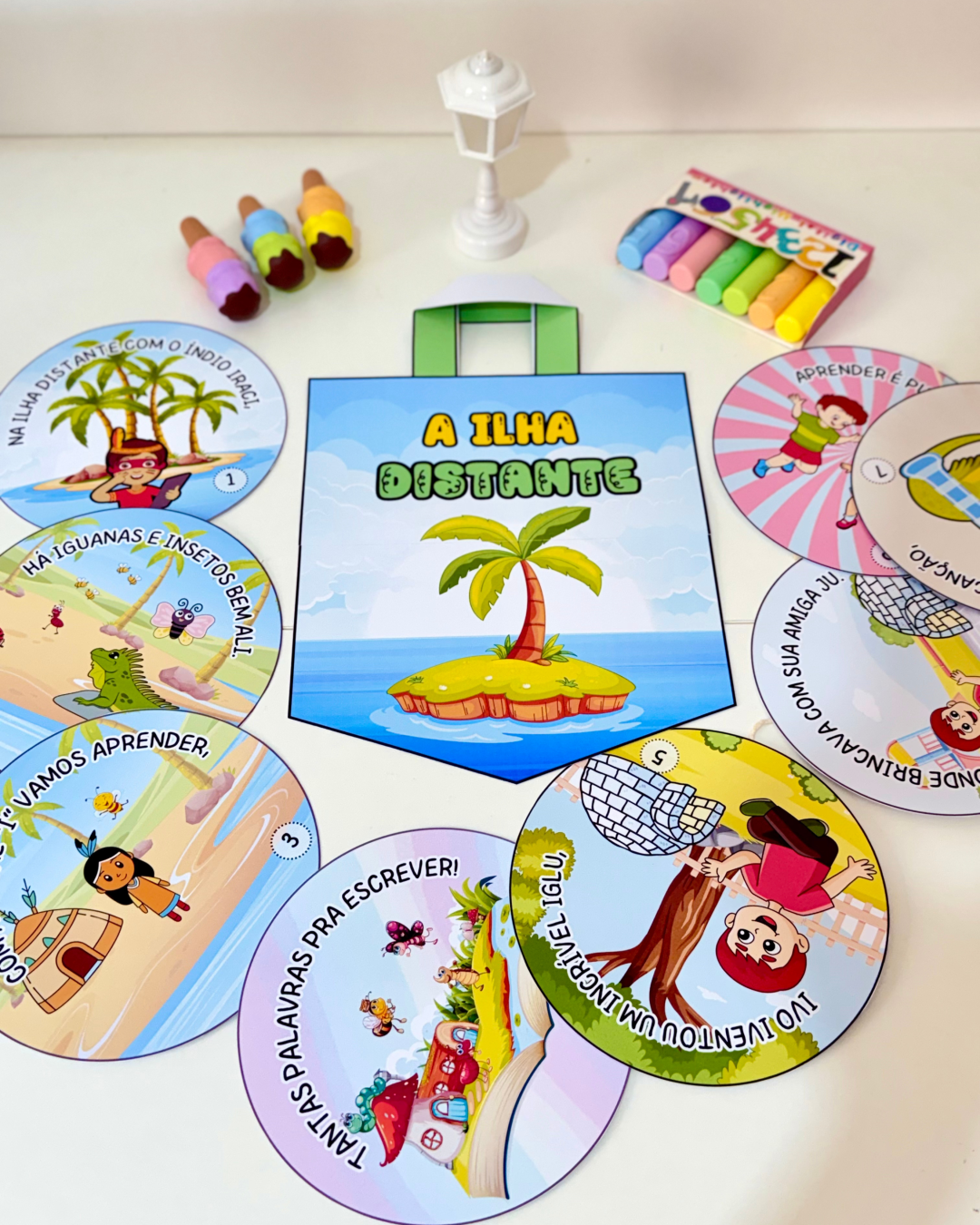 História da VOGAL I para Educação Infantil - Sacola para Contação de História – Trabalhando a Vogal I - Imagem 9