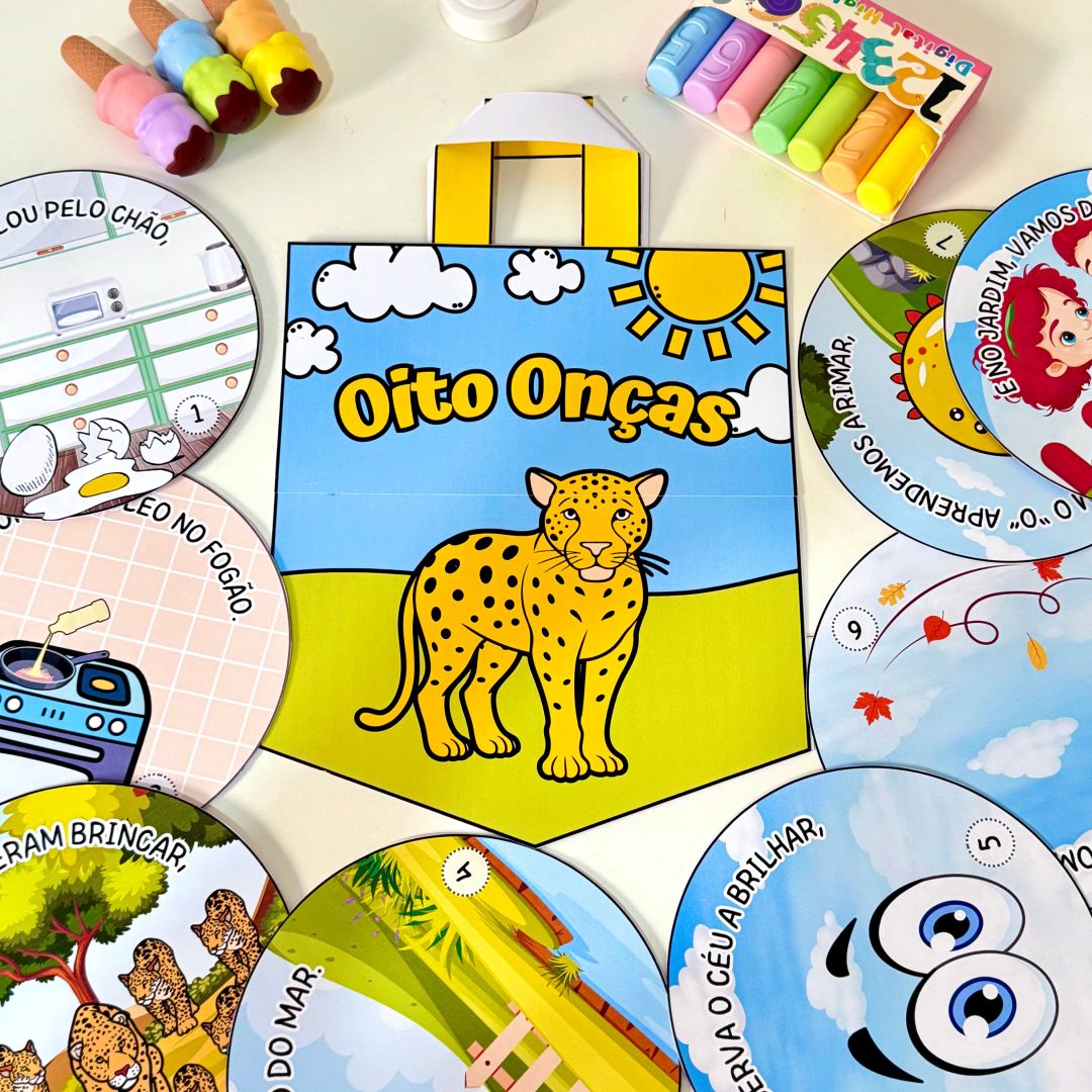 História da VOGAL O para Educação Infantil - Sacola para Contação de História – Trabalhando a Vogal O