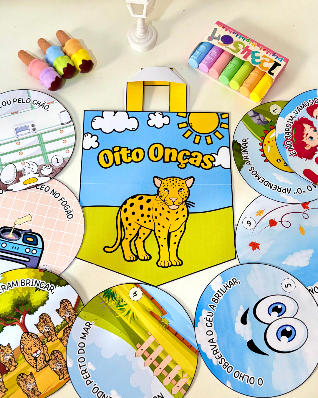 História da VOGAL O para Educação Infantil - Sacola para Contação de História – Trabalhando a Vogal O
