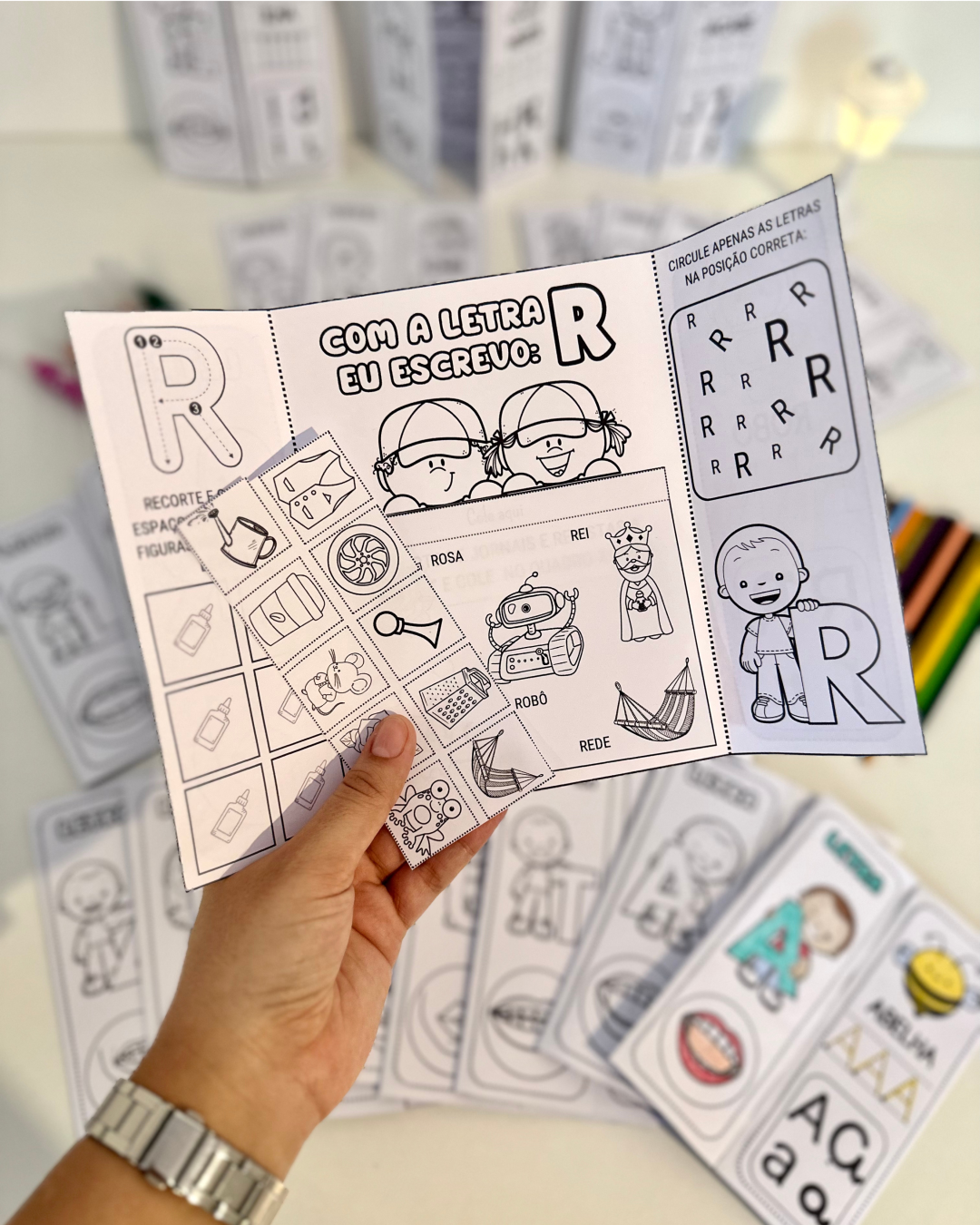 Kit Livrinhos do Alfabeto para Imprimir – Recurso para Alfabetização Lapbook do Alfabeto - Imagem 5