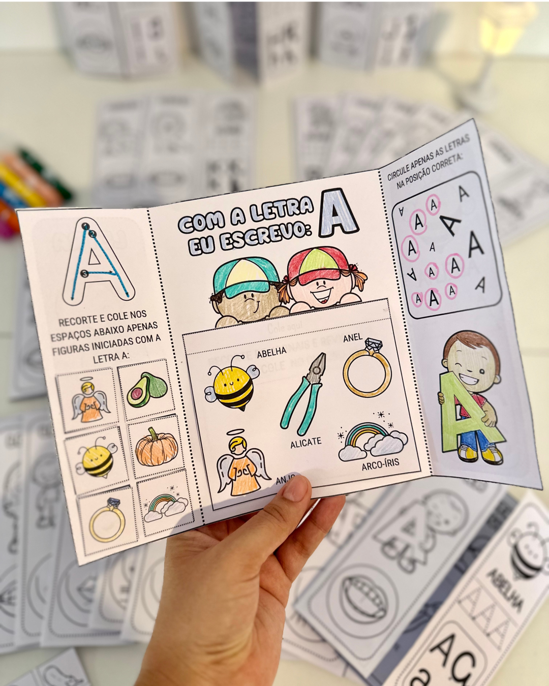 Kit Livrinhos do Alfabeto para Imprimir – Recurso para Alfabetização Lapbook do Alfabeto - Imagem 4