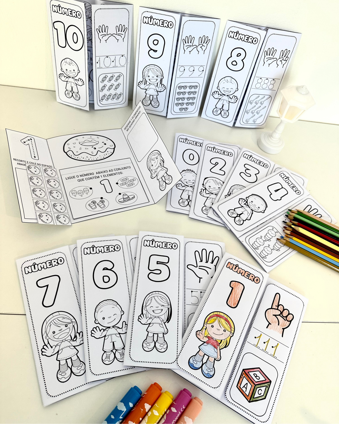 Kit Livrinhos do Numerais do 0 ao 10 para Imprimir – Lapbook dos Números! - Imagem 7