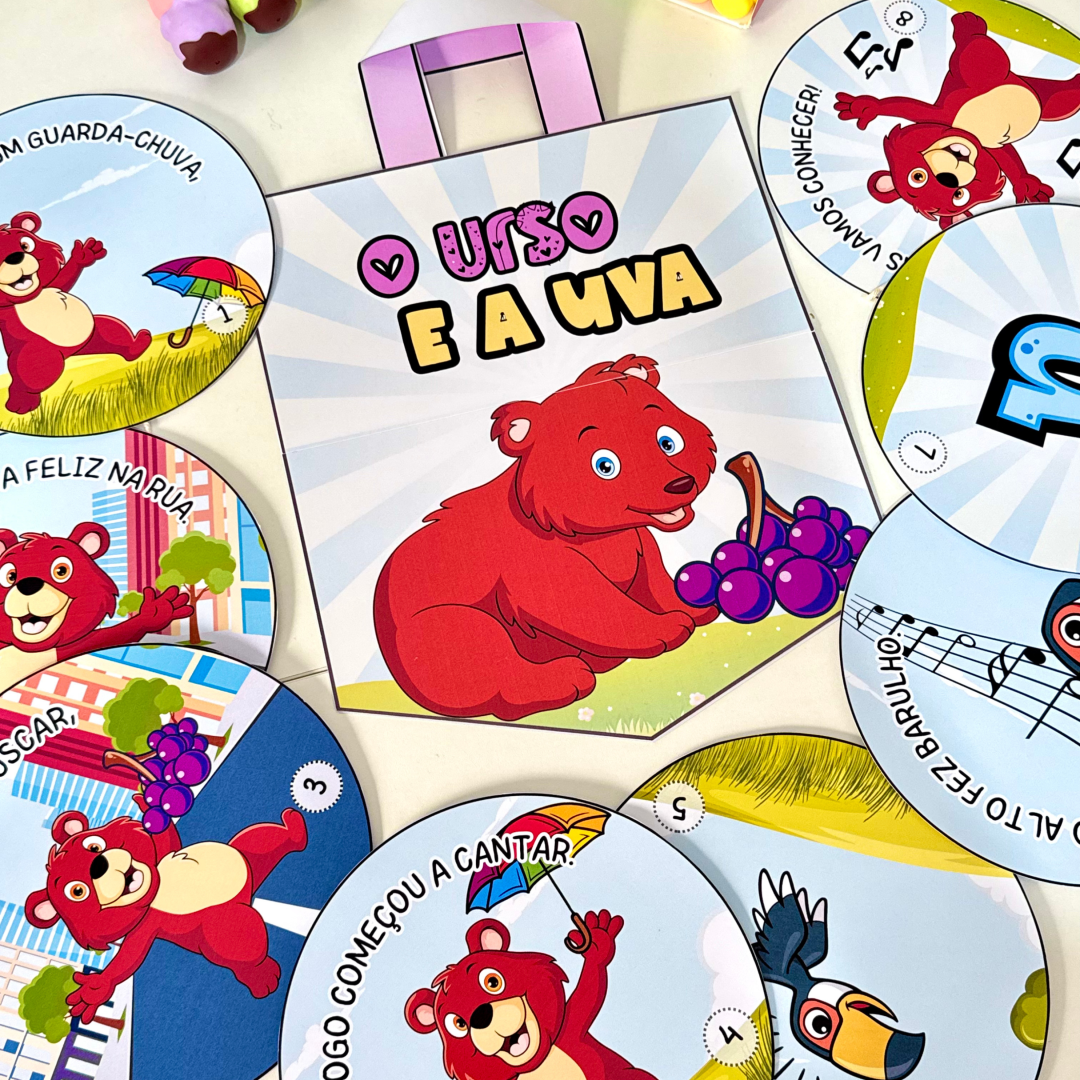 História da VOGAL U para Educação Infantil - Sacola para Contação de História – Trabalhando a Vogal U