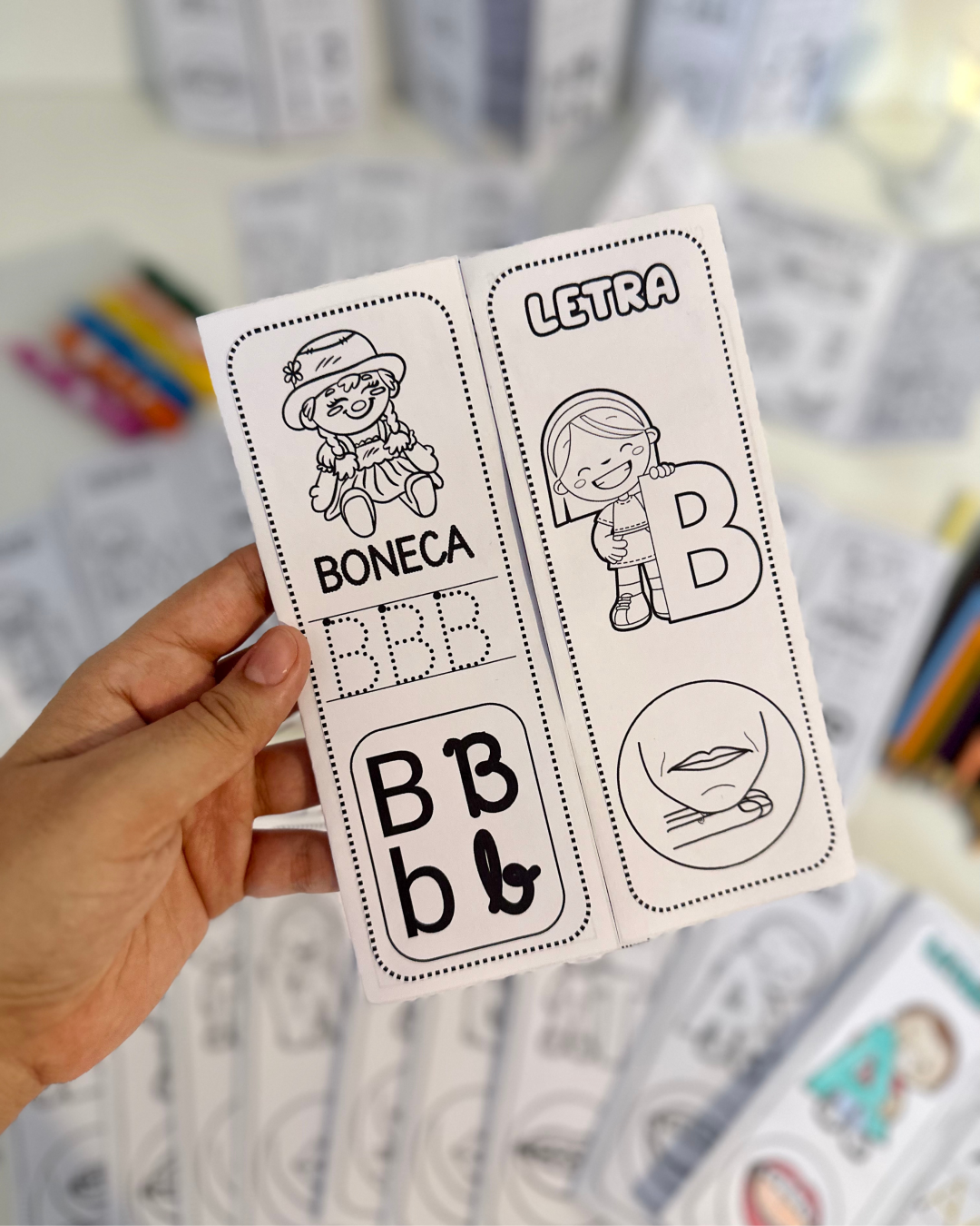 Kit Livrinhos do Alfabeto para Imprimir – Recurso para Alfabetização Lapbook do Alfabeto - Imagem 9