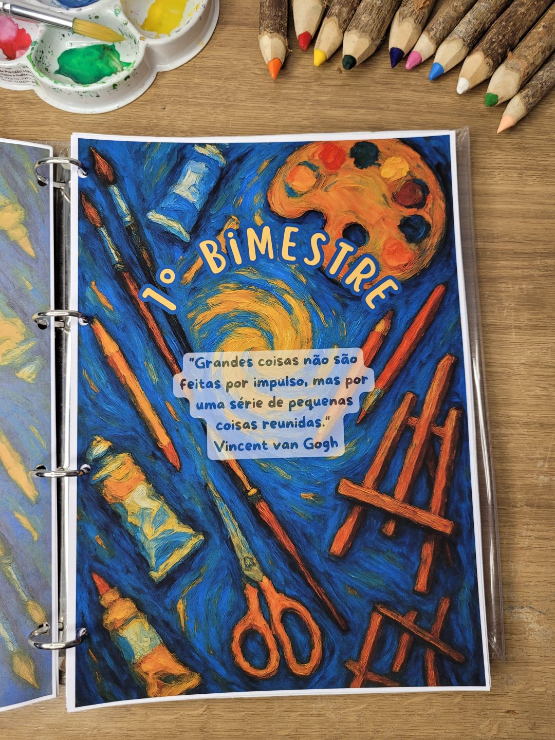 Planner criativo Van gogh para professores de arte- Use em qualquer ano! - Imagem 4