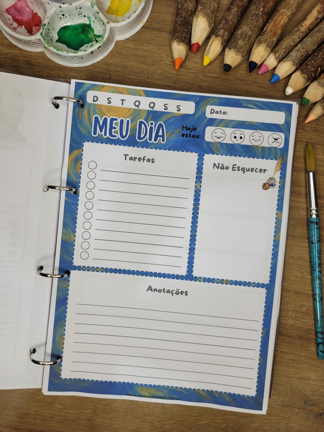 Planner criativo Van gogh para professores de arte- Use em qualquer ano! - Imagem 8