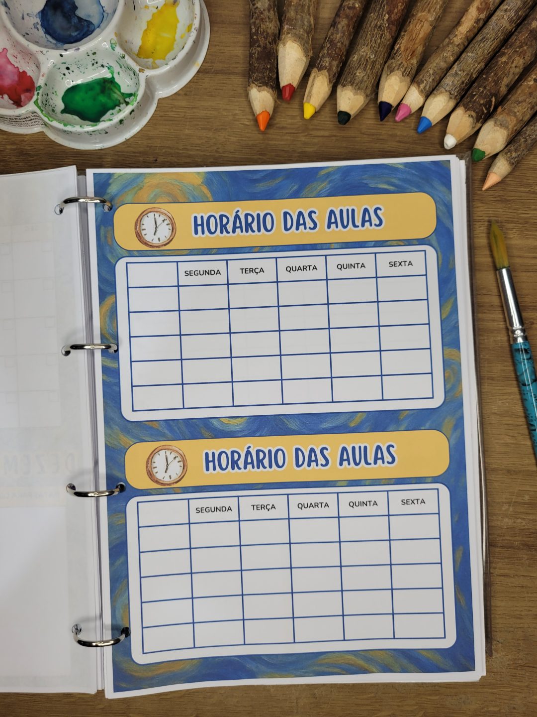 Planner criativo Van gogh para professores de arte- Use em qualquer ano! - Imagem 11