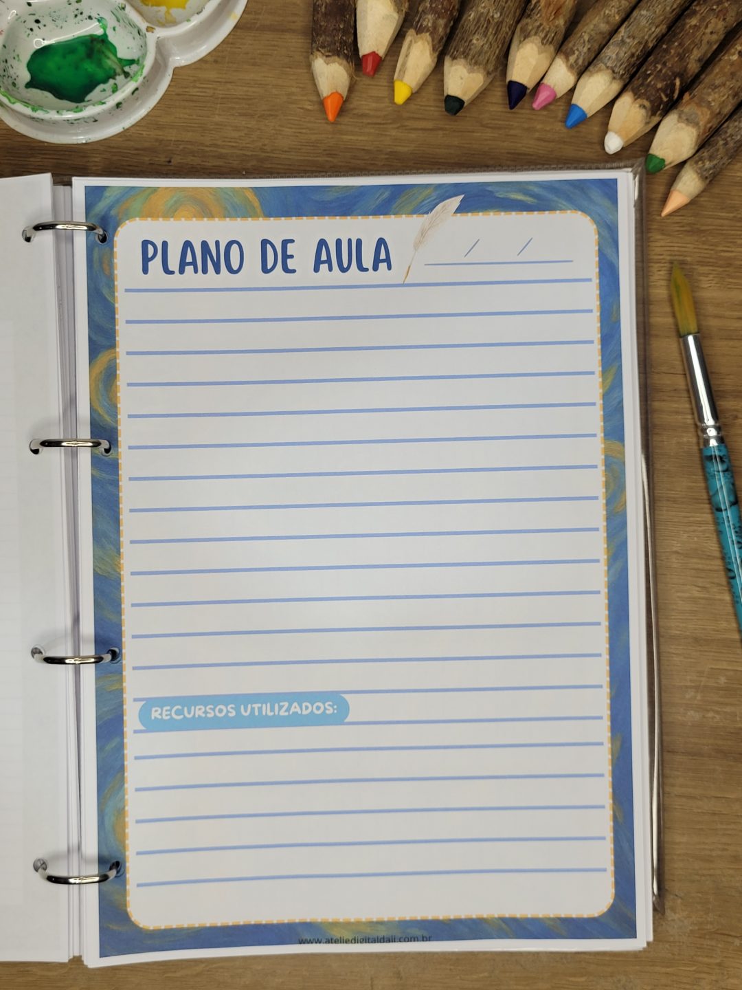 Planner criativo Van gogh para professores de arte- Use em qualquer ano! - Imagem 14
