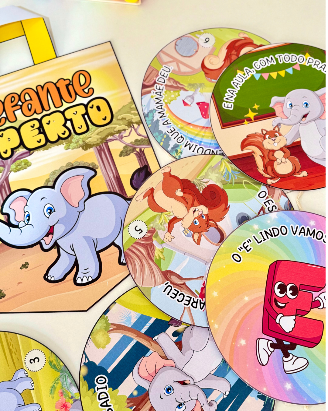 História da VOGAL E para Educação Infantil - Sacola para Contação de História – Trabalhando a Vogal E - Imagem 8