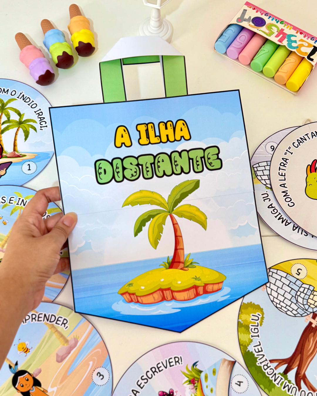 História da VOGAL I para Educação Infantil - Sacola para Contação de História – Trabalhando a Vogal I - Imagem 7