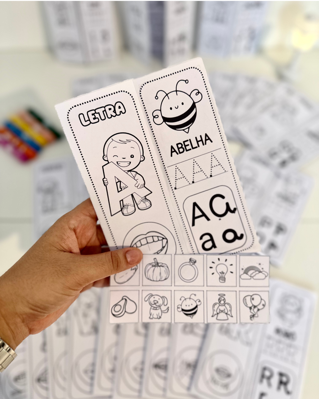 Kit Livrinhos do Alfabeto para Imprimir – Recurso para Alfabetização Lapbook do Alfabeto - Imagem 8
