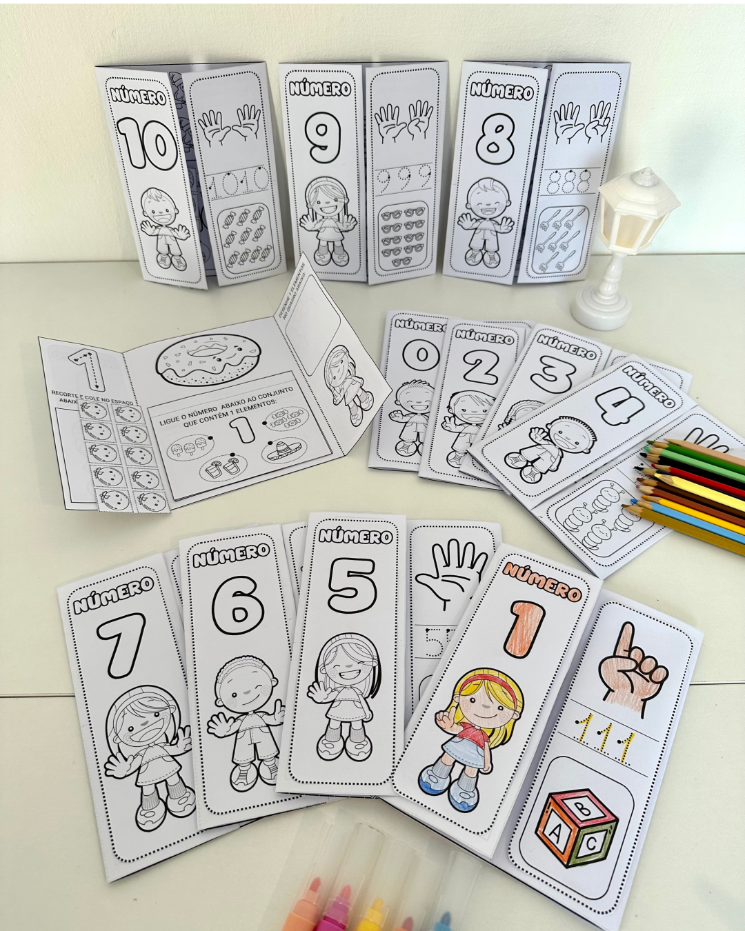 Kit Livrinhos do Numerais do 0 ao 10 para Imprimir – Lapbook dos Números! - Imagem 5
