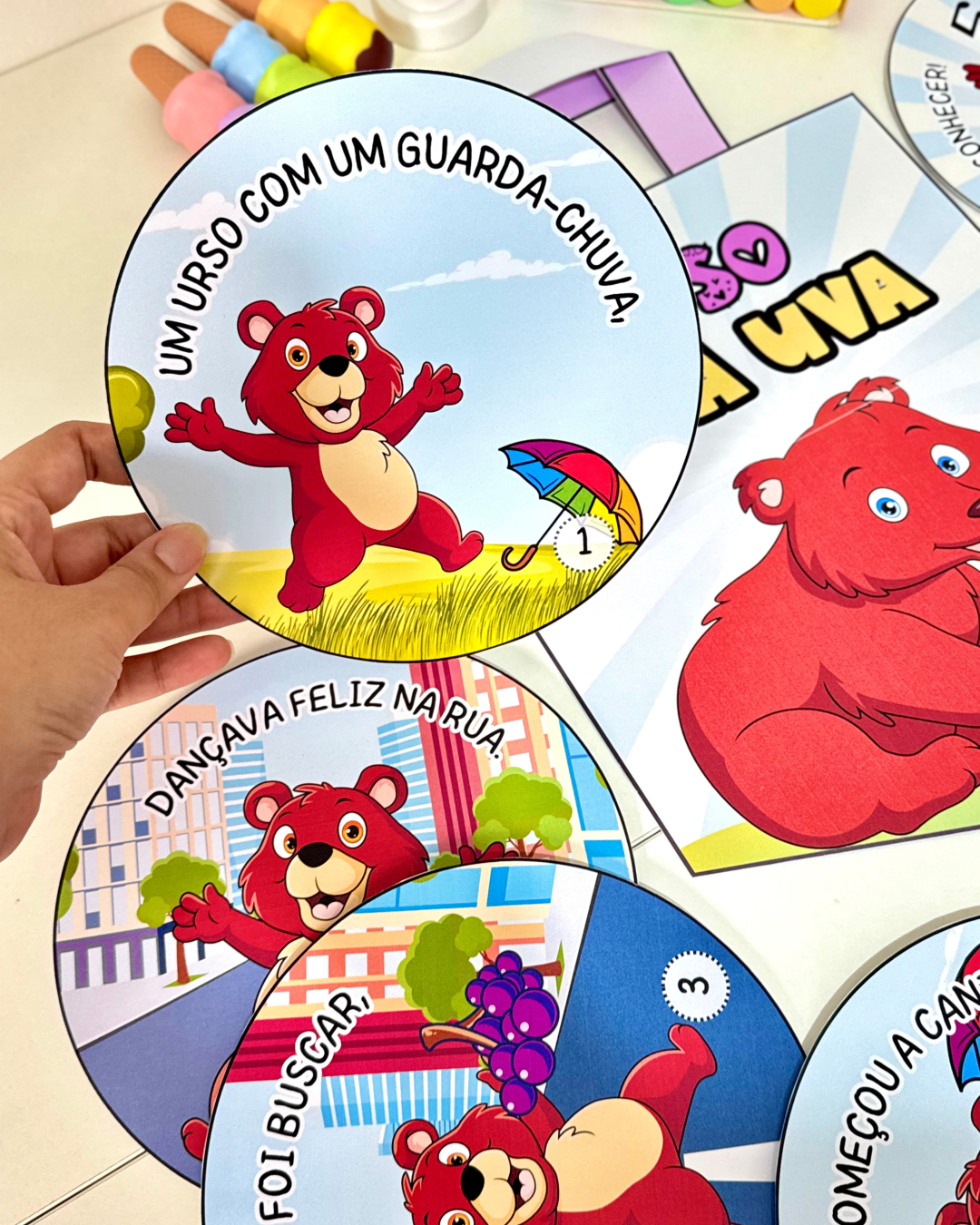 História da VOGAL U para Educação Infantil - Sacola para Contação de História – Trabalhando a Vogal U - Imagem 4