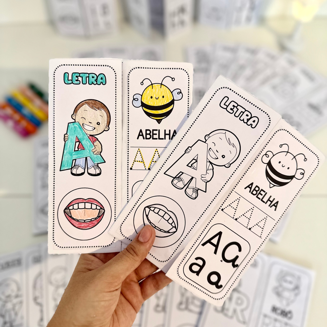 Kit Livrinhos do Alfabeto para Imprimir – Recurso para Alfabetização Lapbook do Alfabeto