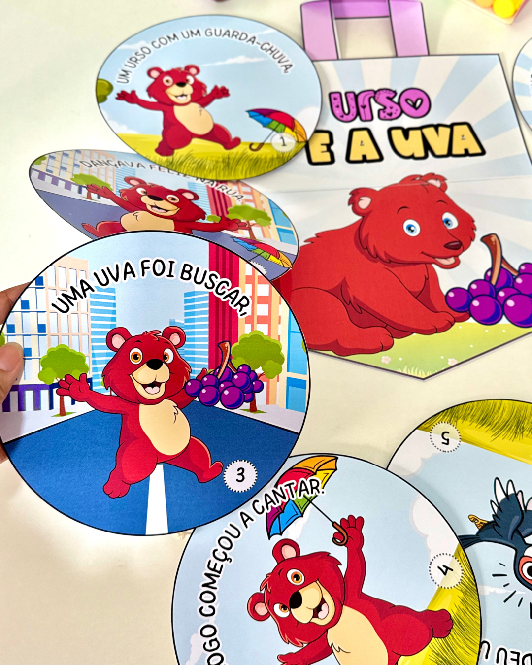 História da VOGAL U para Educação Infantil - Sacola para Contação de História – Trabalhando a Vogal U - Imagem 5
