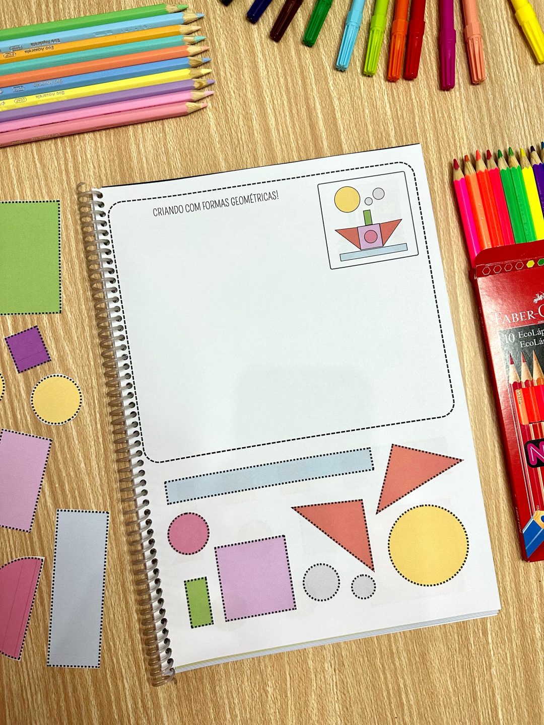 Criando com Formas – Atividades com formas geométricas para Educação Infantil - Imagem 6