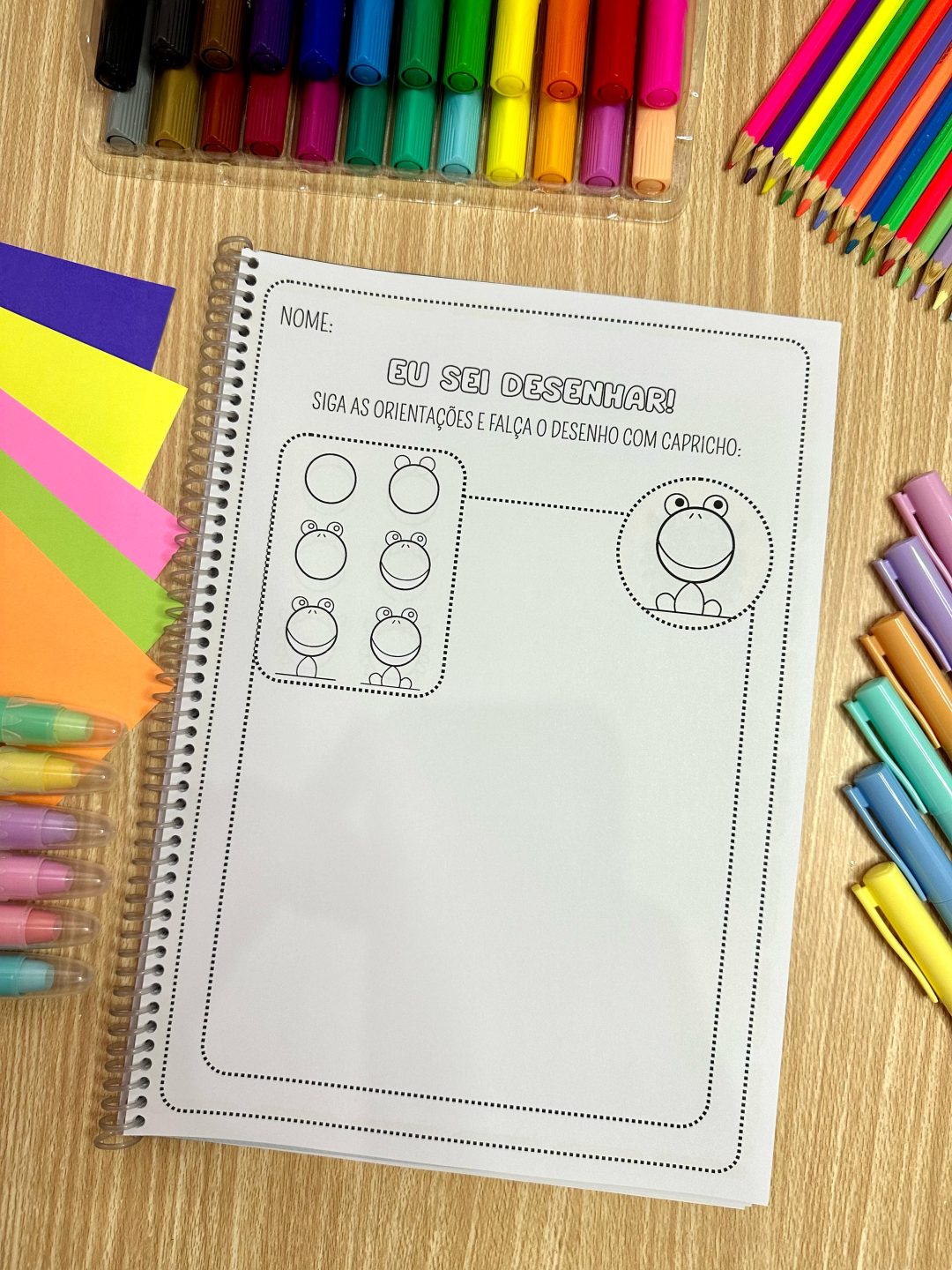 Apostila EU SEI DESENHAR - Estimule a criatividade, percepção visual e coordenação motora fina! - Imagem 5