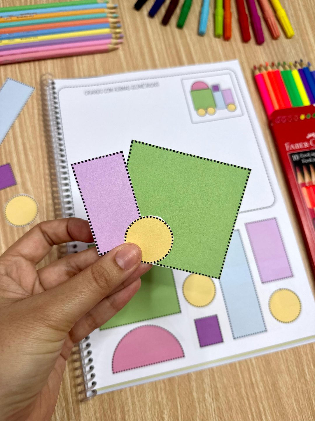 Criando com Formas – Atividades com formas geométricas para Educação Infantil - Imagem 5