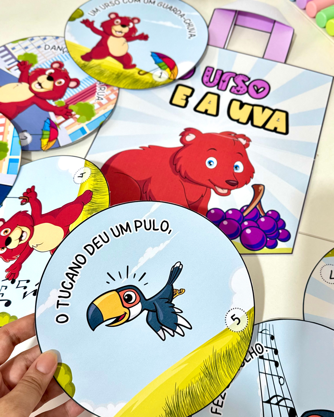 História da VOGAL U para Educação Infantil - Sacola para Contação de História – Trabalhando a Vogal U - Imagem 6