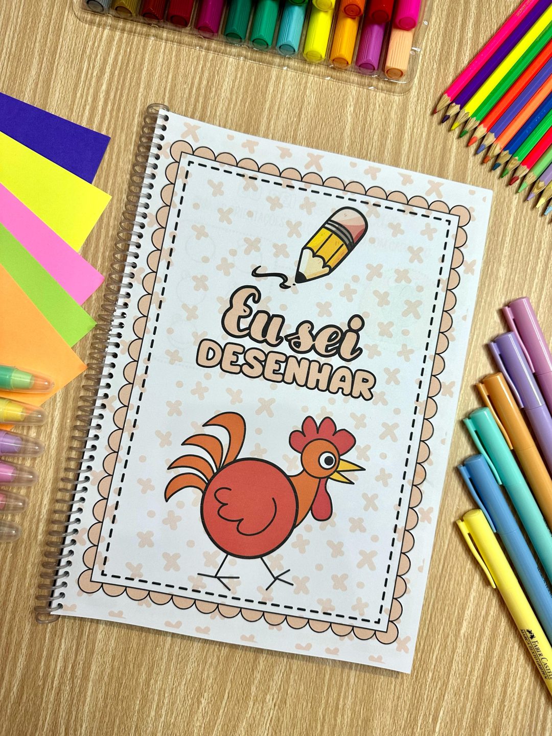 Apostila EU SEI DESENHAR - Estimule a criatividade, percepção visual e coordenação motora fina! - Imagem 2
