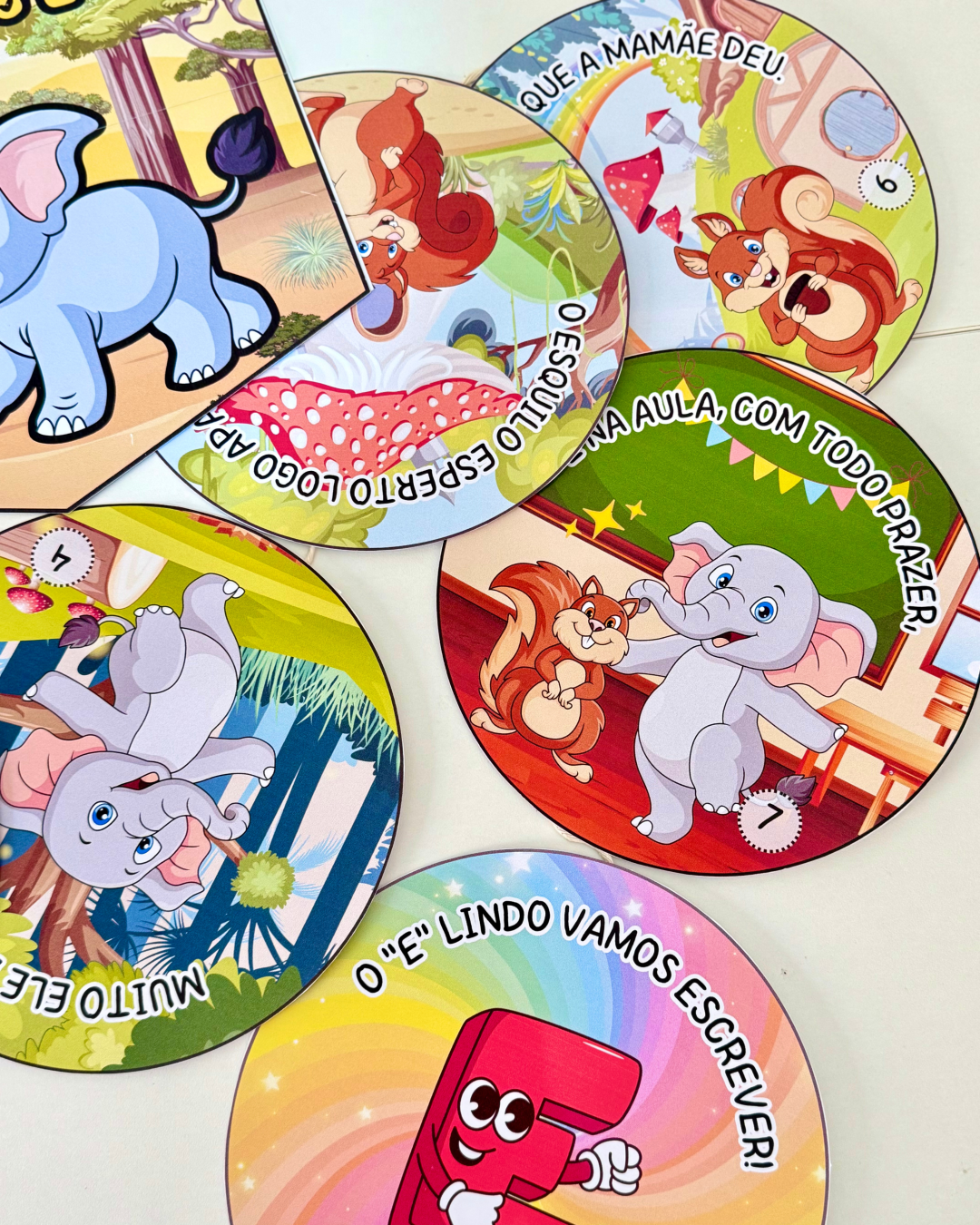 História da VOGAL E para Educação Infantil - Sacola para Contação de História – Trabalhando a Vogal E - Imagem 4