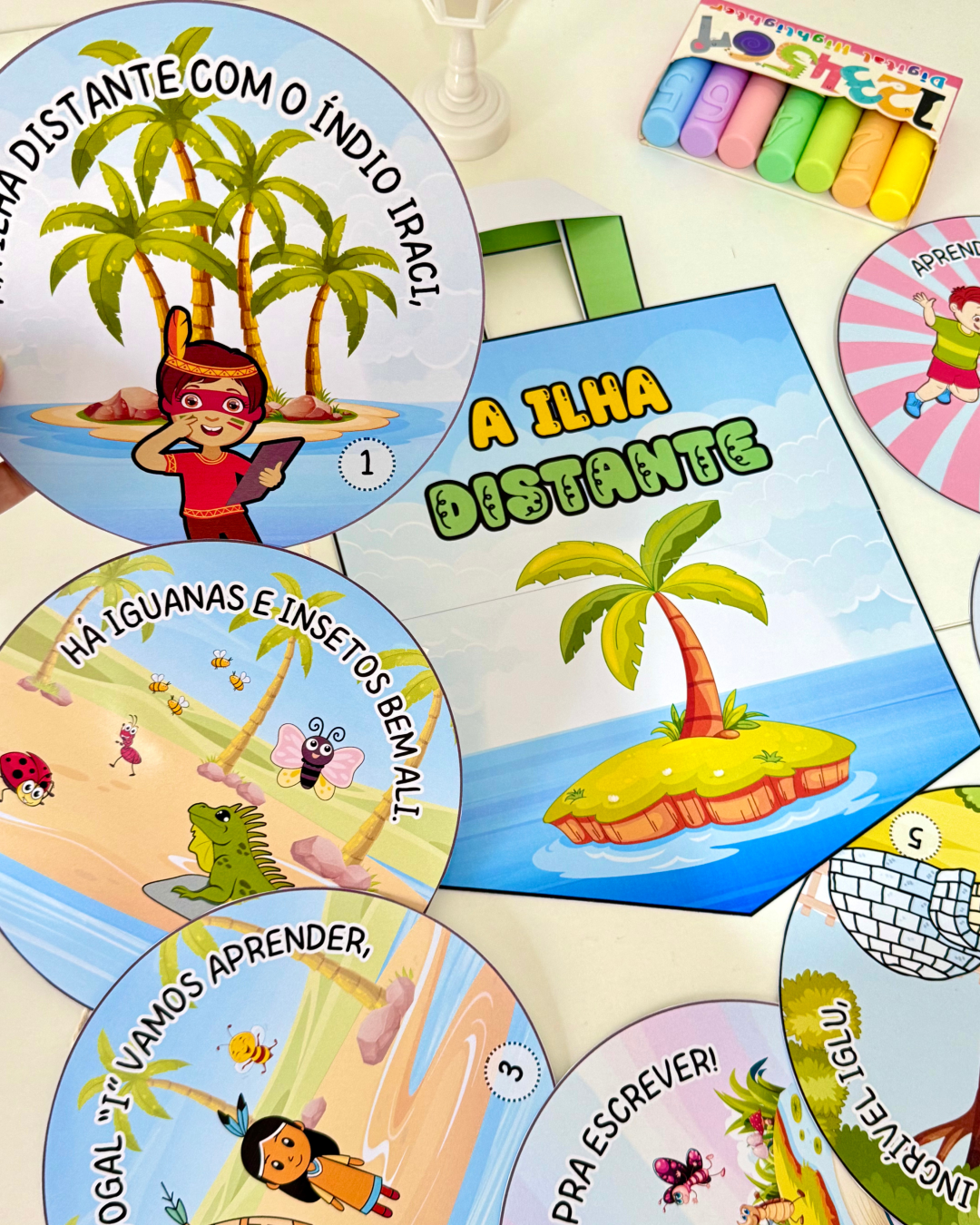 História da VOGAL I para Educação Infantil - Sacola para Contação de História – Trabalhando a Vogal I - Imagem 3