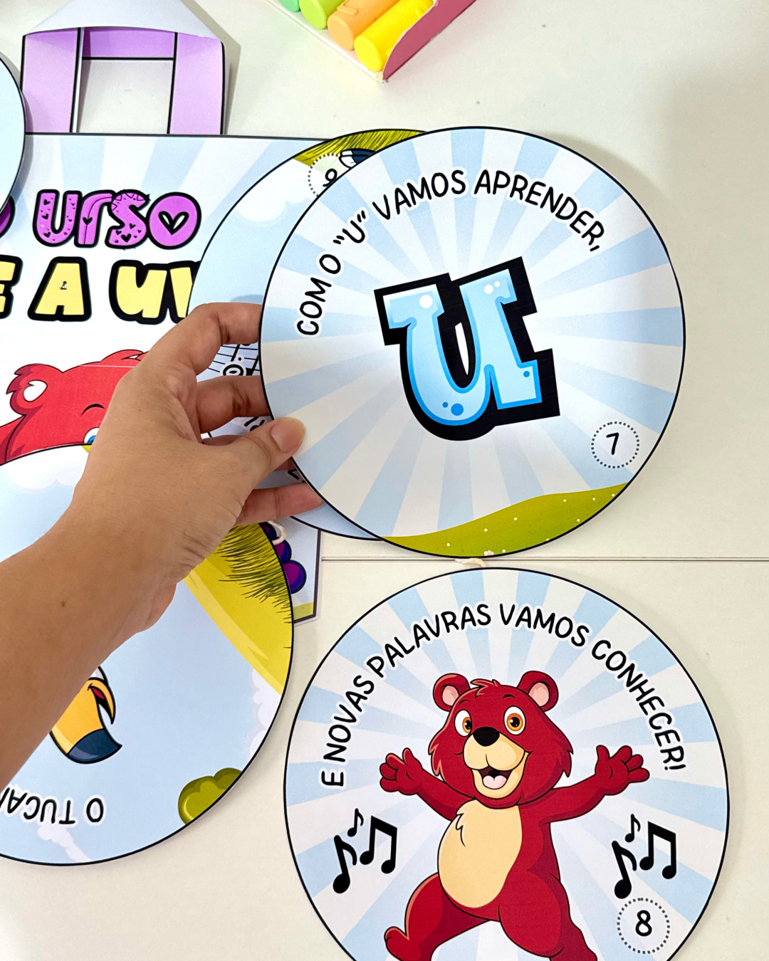 História da VOGAL U para Educação Infantil - Sacola para Contação de História – Trabalhando a Vogal U - Imagem 7