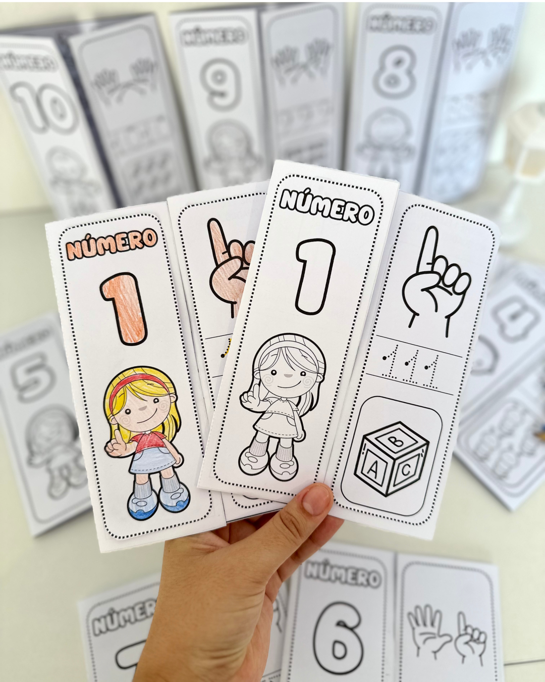 Kit Livrinhos do Numerais do 0 ao 10 para Imprimir – Lapbook dos Números! - Imagem 3