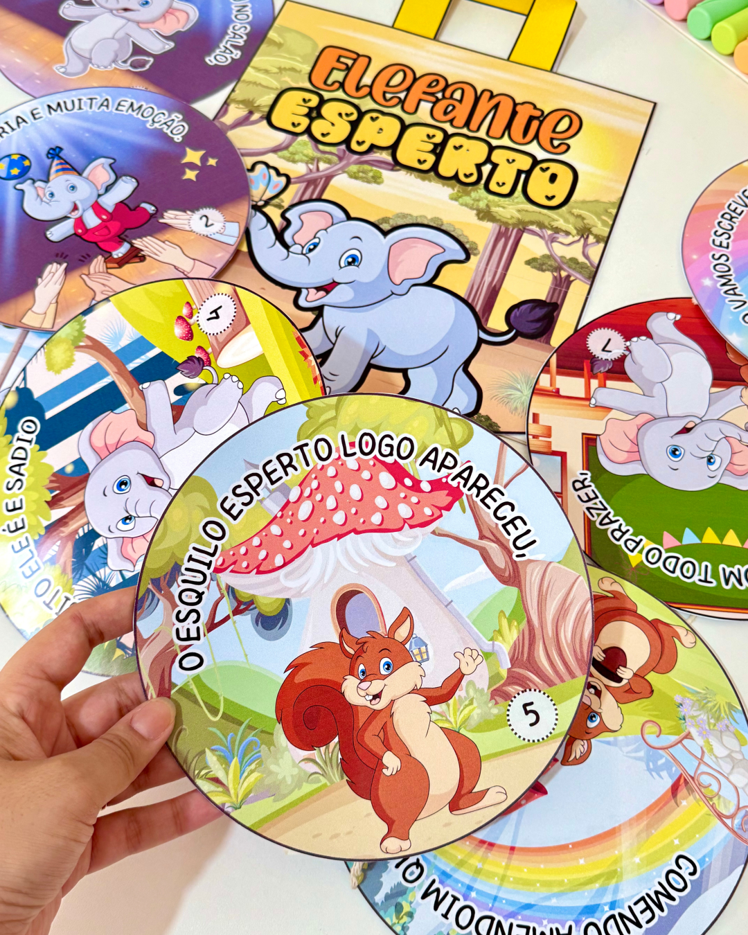 História da VOGAL E para Educação Infantil - Sacola para Contação de História – Trabalhando a Vogal E - Imagem 5