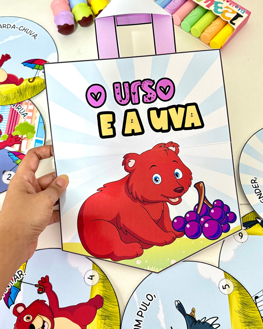 História da VOGAL U para Educação Infantil - Sacola para Contação de História – Trabalhando a Vogal U - Imagem 8