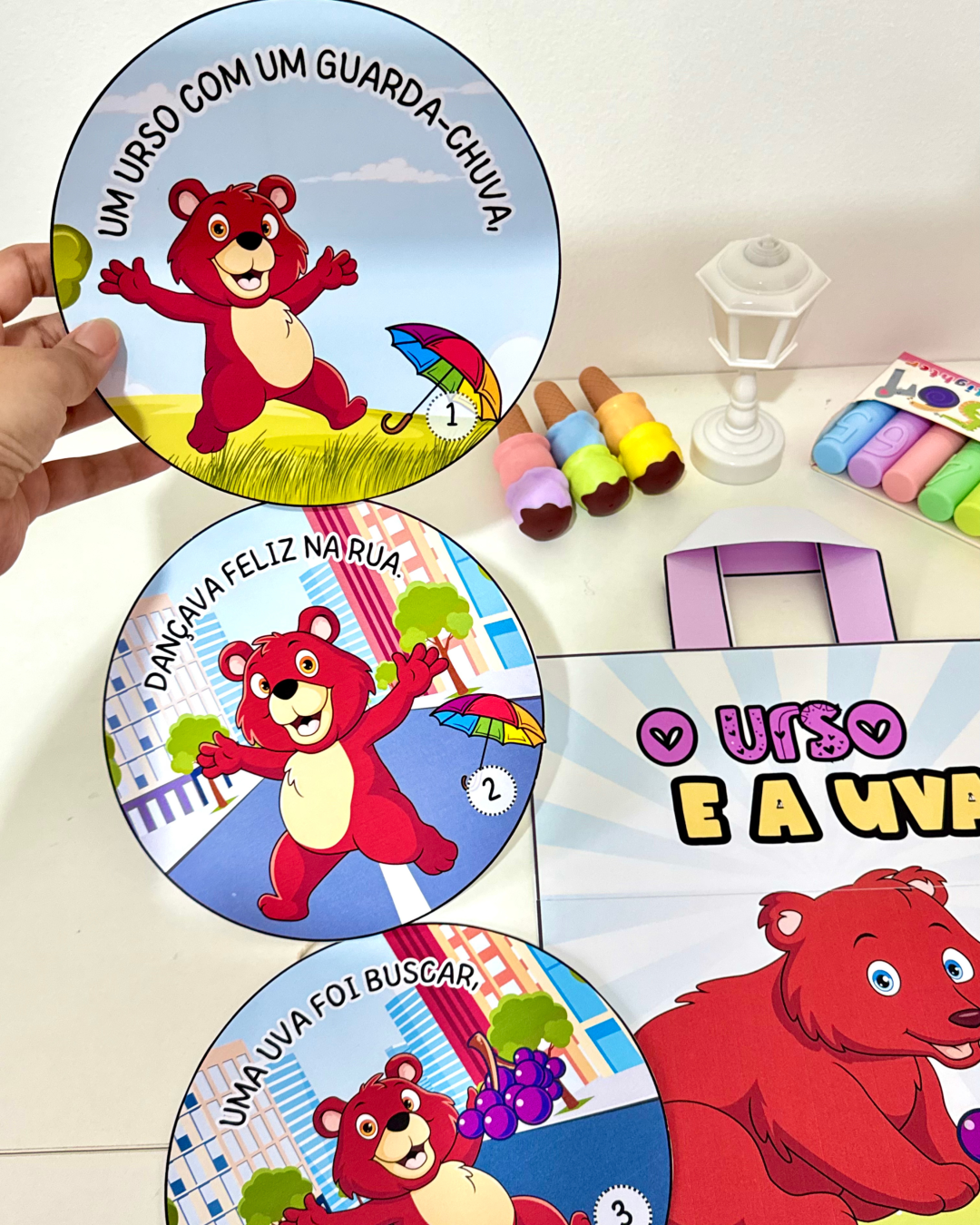 História da VOGAL U para Educação Infantil - Sacola para Contação de História – Trabalhando a Vogal U - Imagem 3