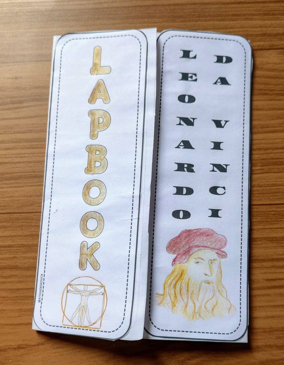 Lapbook- Leonardo Da Vinci - Imagem 4