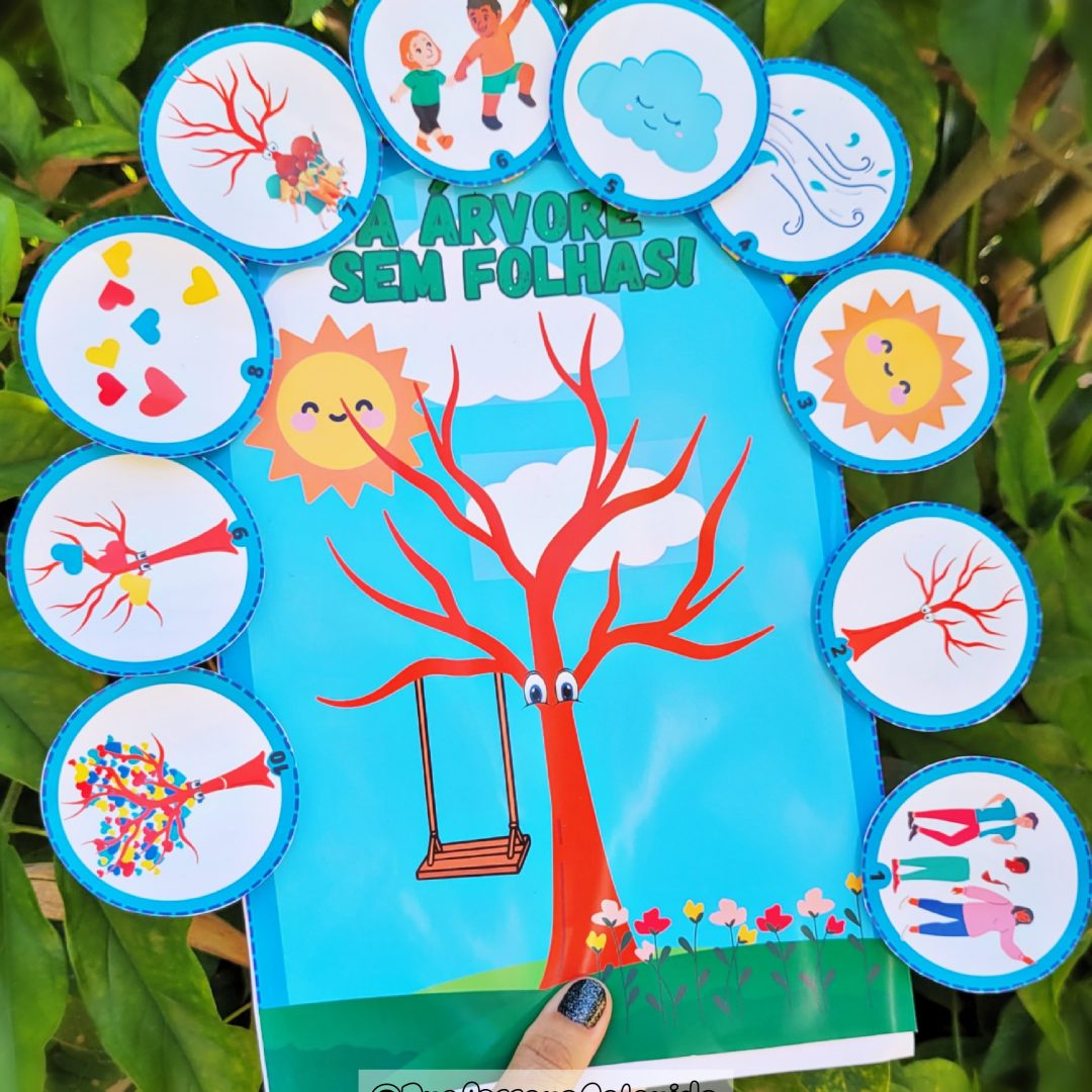 Atividades para o Dia da Árvore alinhadas à BNCC: História na luva, atividades, ciclo da árvore, lembrancinha e atividades de registrobônus!