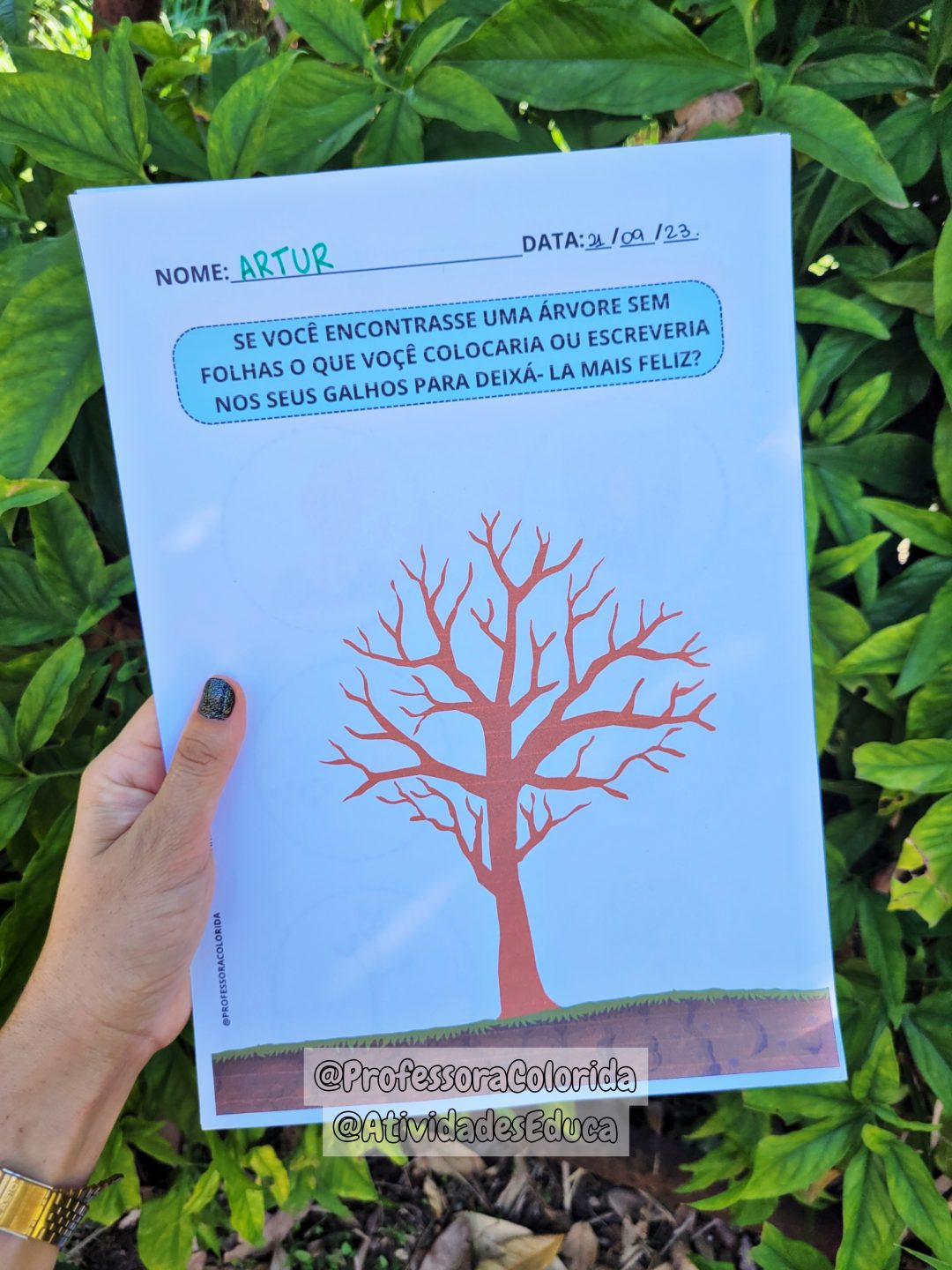 Atividades para o Dia da Árvore alinhadas à BNCC: História na luva, atividades, ciclo da árvore, lembrancinha e atividades de registrobônus! - Image 12