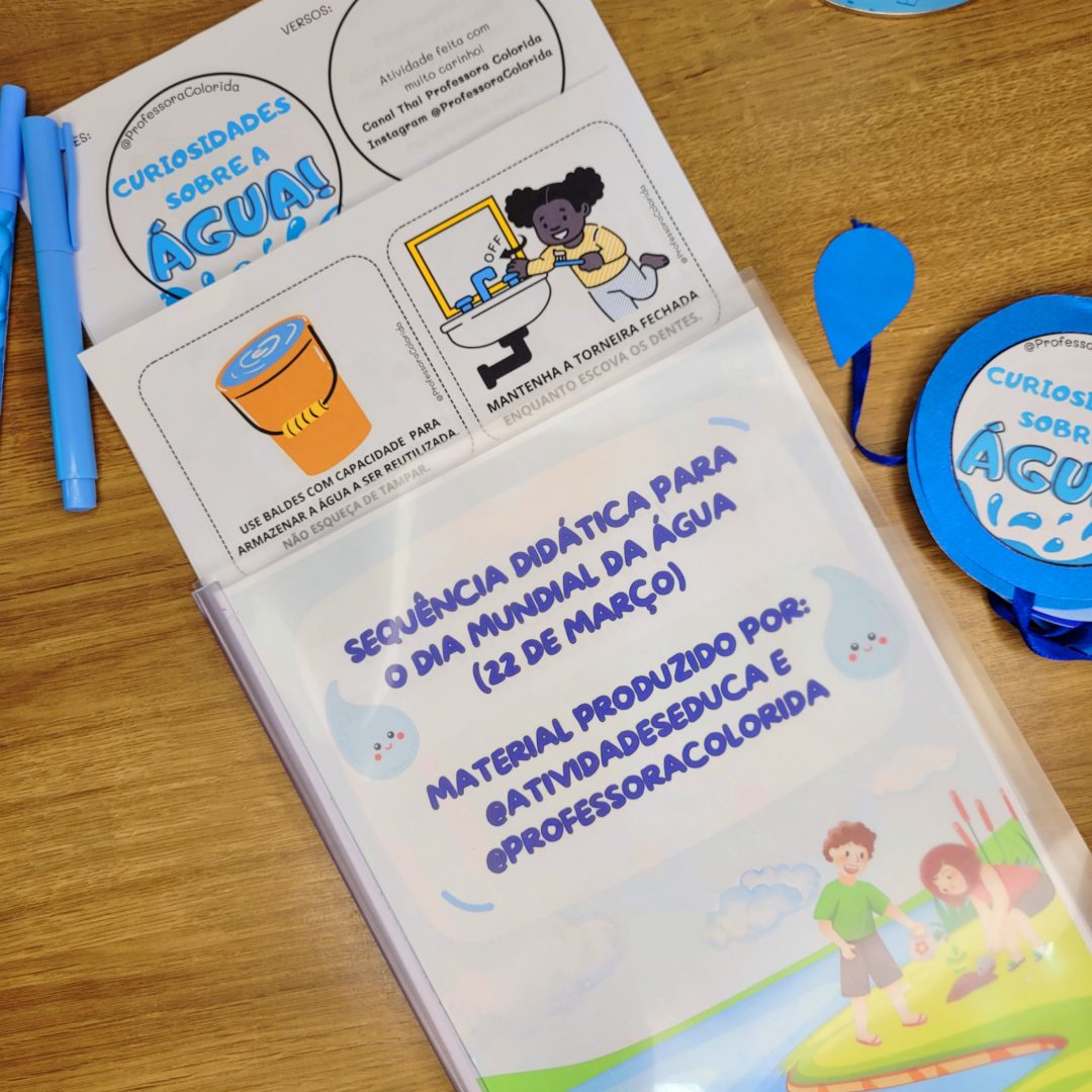 Atividades para o Dia Mundial da Água Educação Infantil - Sequência didática alinhada à BNCC
