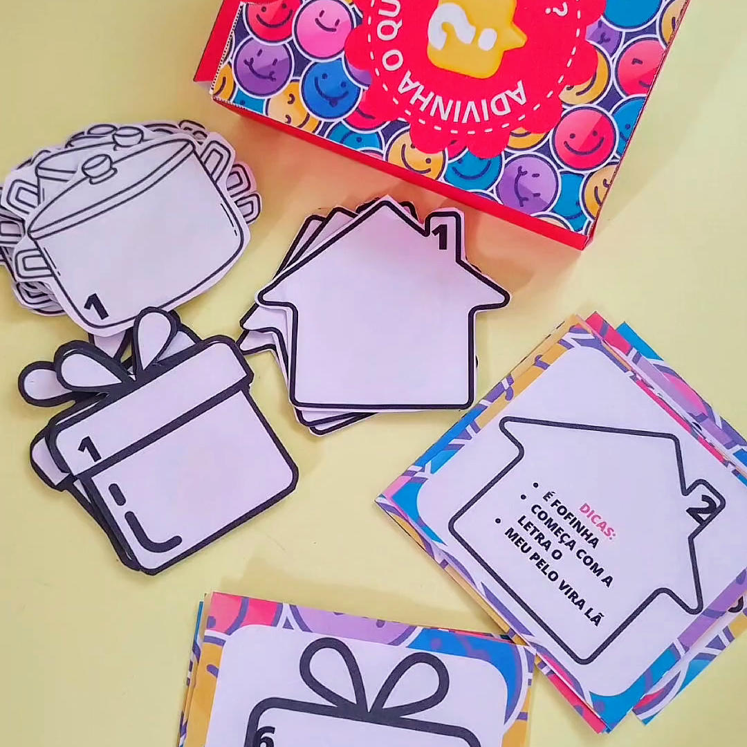 JOGO PARA CRIANÇAS: Jogo ADIVINHA o que tem dentro? Vamos desvendar o mistério!