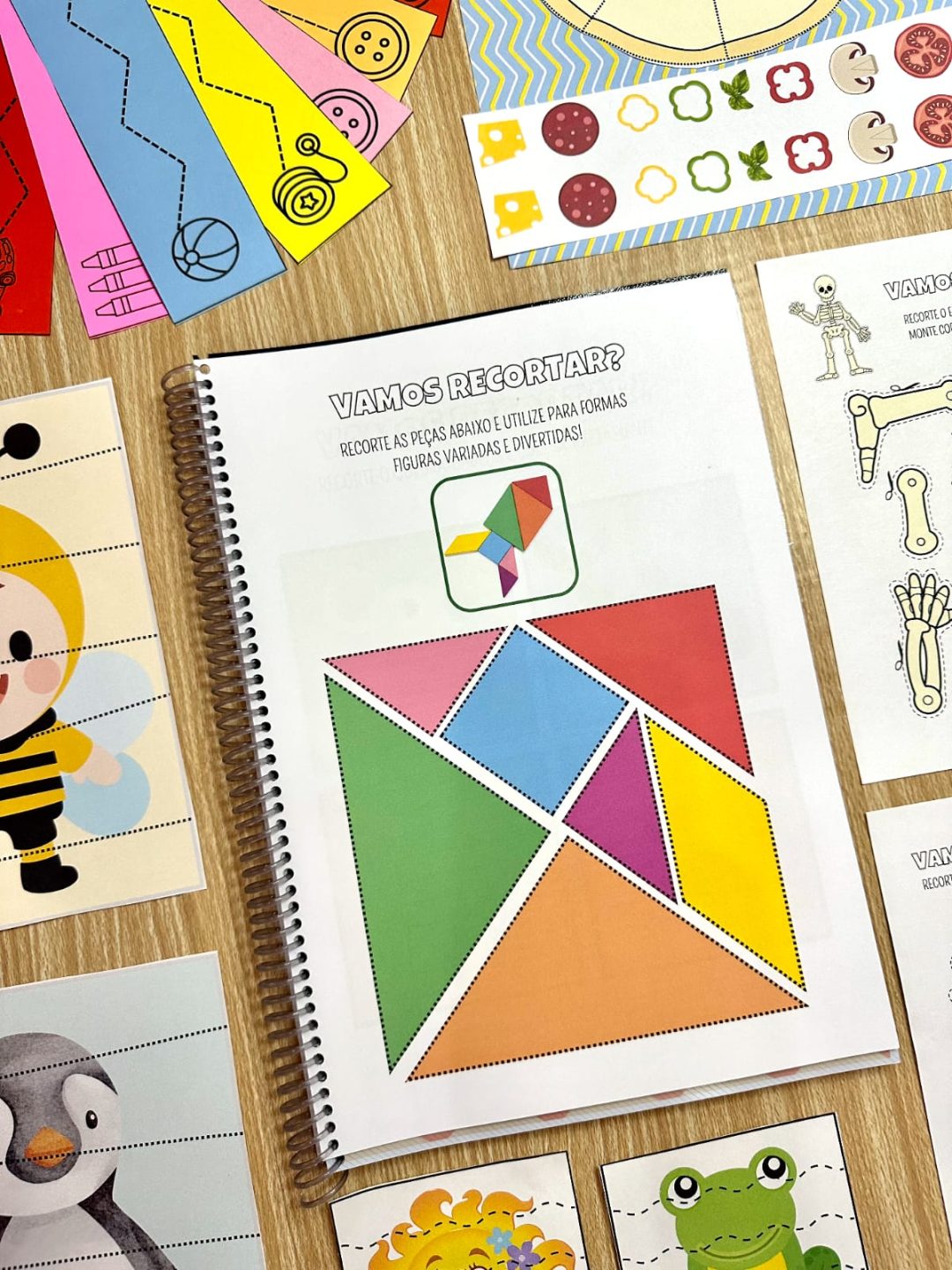 Apostila RECORTE E COLAGEM para Educação Infantil - Atividades para recortar e colar! - Imagem 34