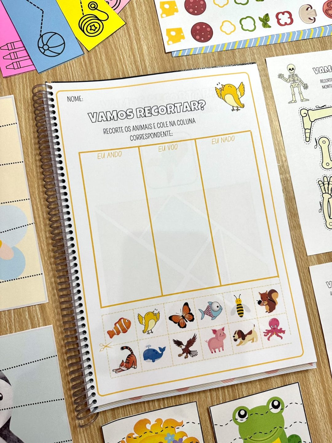 Apostila RECORTE E COLAGEM para Educação Infantil - Atividades para recortar e colar! - Imagem 33