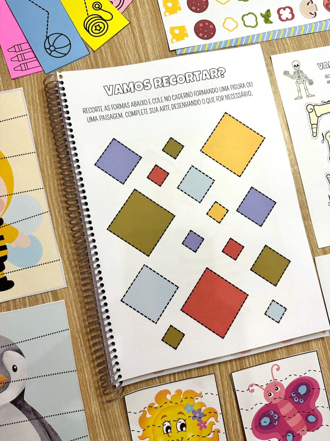Apostila RECORTE E COLAGEM para Educação Infantil - Atividades para recortar e colar! - Imagem 27