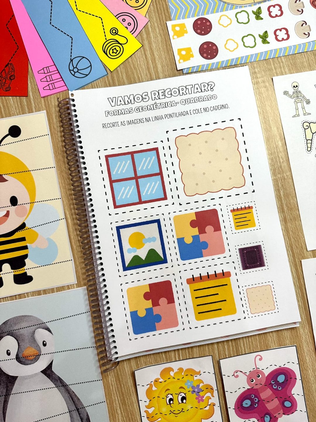 Apostila RECORTE E COLAGEM para Educação Infantil - Atividades para recortar e colar! - Imagem 24